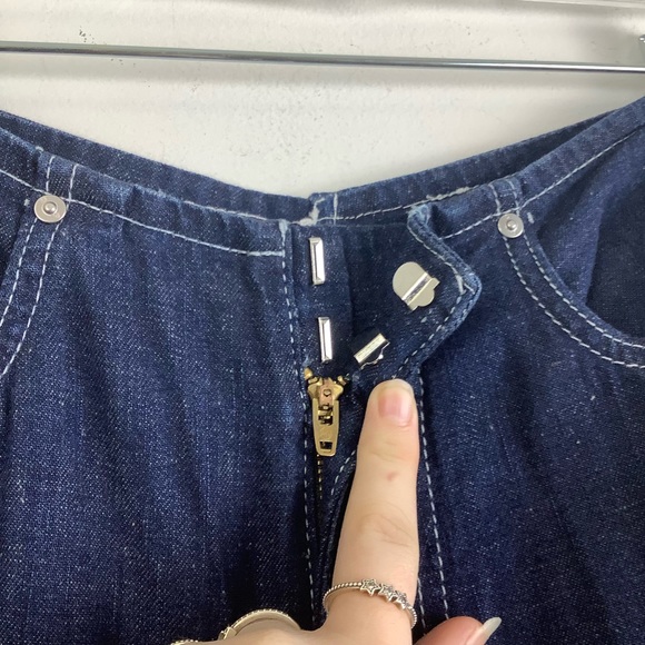 Adriano Goldschmied AG The Etta Wide Leg Crop Jean in Midnight Surge Indigo Blue - Picture 5 of 8